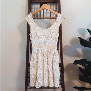Ivory and Cream American Eagle Lace Dress